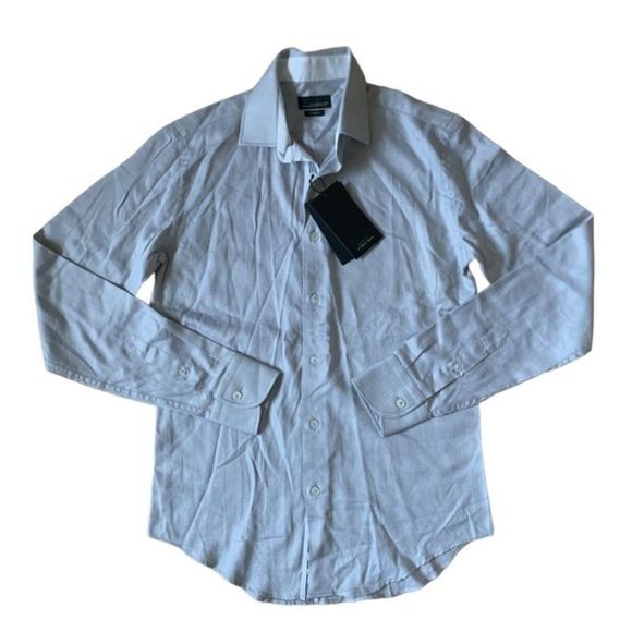 New Zara Man Basic Dress Shirt Size Small - Picture 1 of 9